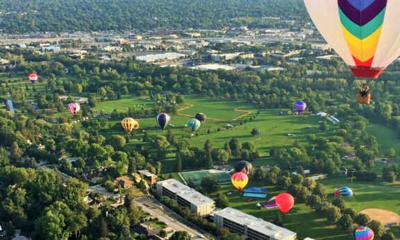 Boise with Hot Air Balloons